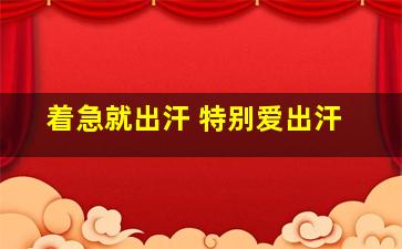 着急就出汗 特别爱出汗